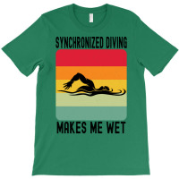 Synchronized Swimming Makes Me Wet Water Retro Gir T-shirt | Artistshot