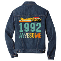 November 1992 Birthday Gift  Vintage November 1992 Men Denim Jacket | Artistshot