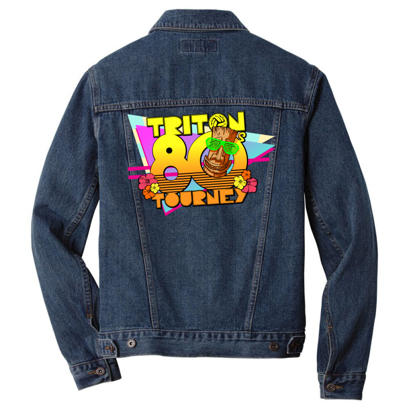 Triton 80s Tourney Cute Men Denim Jacket by horathmheannj | Artistshot