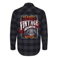 Vintage Birthday 2001 Aged To Perfection 2001 Birt Flannel Shirt | Artistshot