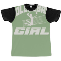 Volleyball Girl Sports Net Jumping Court Athletic Graphic T-shirt | Artistshot