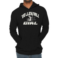 Volleyball Girl Sports Net Jumping Court Athletic Lightweight Hoodie | Artistshot