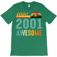 October 2001 Birthday Gift  Vintage October 2001 A T-shirt | Artistshot