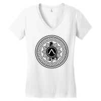 Spartan Symbol Women's V-neck T-shirt | Artistshot