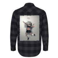 Volleyball Digital Art Blue Flannel Shirt | Artistshot