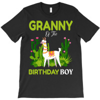 Cute Llamas Granny Of The Birthday Boy Girl T-shirt | Artistshot