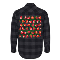 Strawberries Pattern Quote Flannel Shirt | Artistshot