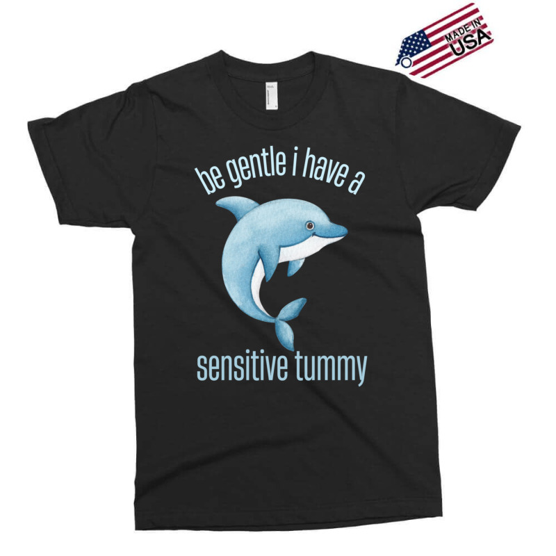 Be Gentle I Have A Sensitive Tummy Exclusive T-shirt by JANETBUTLER | Artistshot