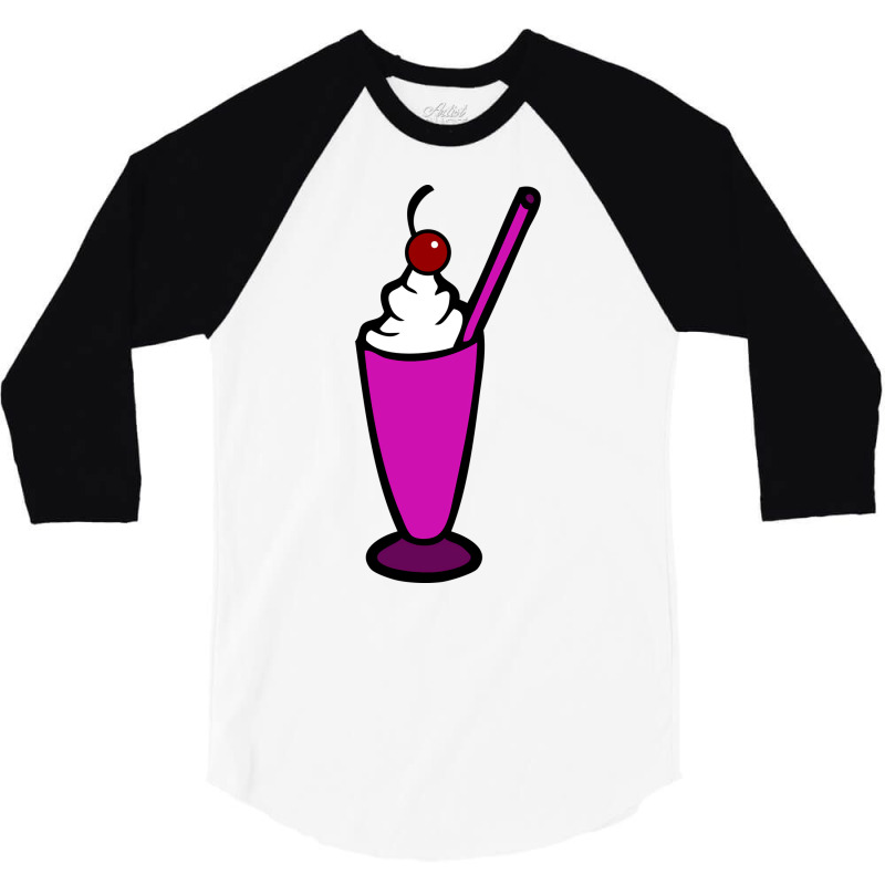 Milkshake Travel 3/4 Sleeve Shirt by tafranatawnao | Artistshot