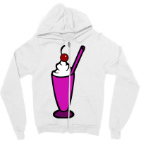 Milkshake Travel Zipper Hoodie | Artistshot