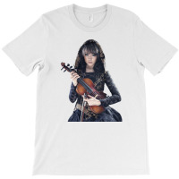 Pemain Biola Lindsey Stirling Hitam T-shirt | Artistshot