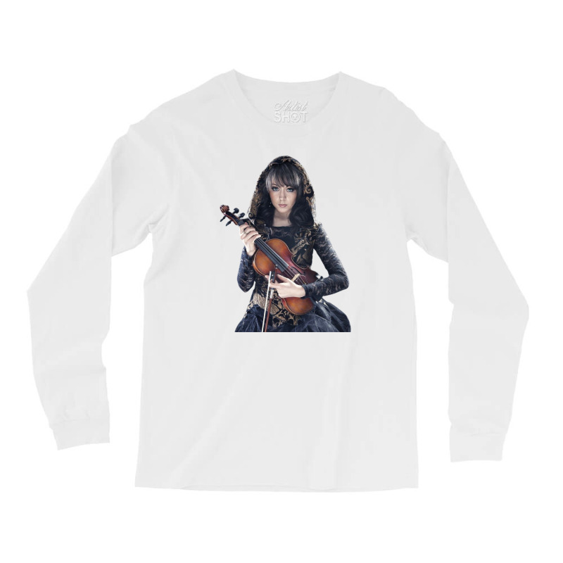 Pemain Biola Lindsey Stirling Hitam Long Sleeve Shirts by JuanEscobar | Artistshot