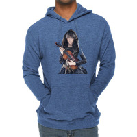 Pemain Biola Lindsey Stirling Hitam Lightweight Hoodie | Artistshot