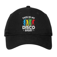 Disco Outfit Men Women 70s 80s Costume This Is My Adjustable Cap | Artistshot