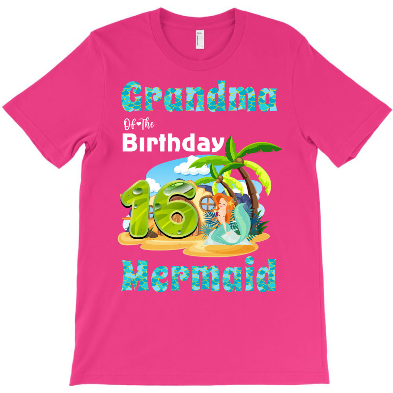 Cute Mermaid Gramma Of The 16th Birthday Trending T-shirt | Artistshot