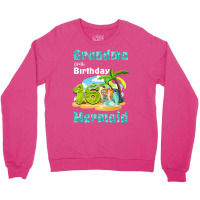 Cute Mermaid Gramma Of The 16th Birthday Trending Crewneck Sweatshirt | Artistshot