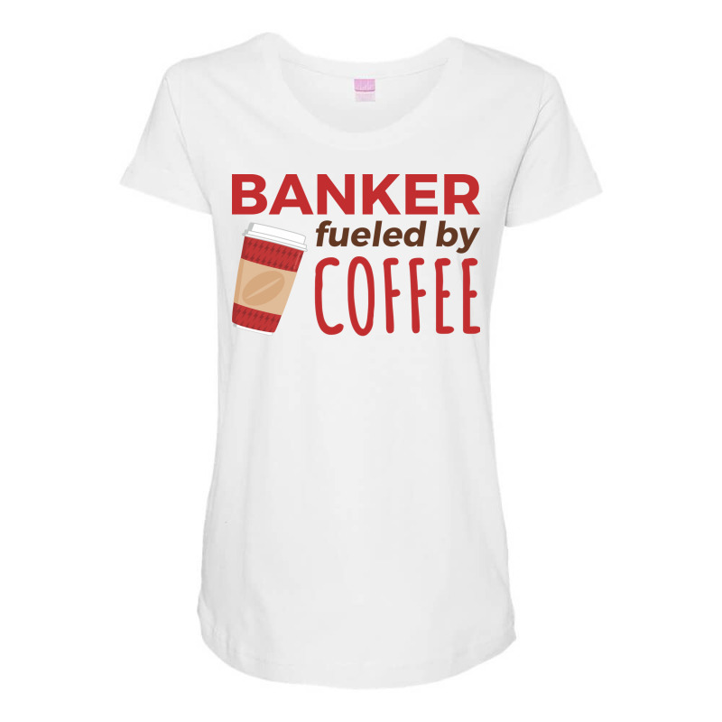 Banker Fueled Travel Maternity Scoop Neck T-shirt by merisaoajacaj | Artistshot