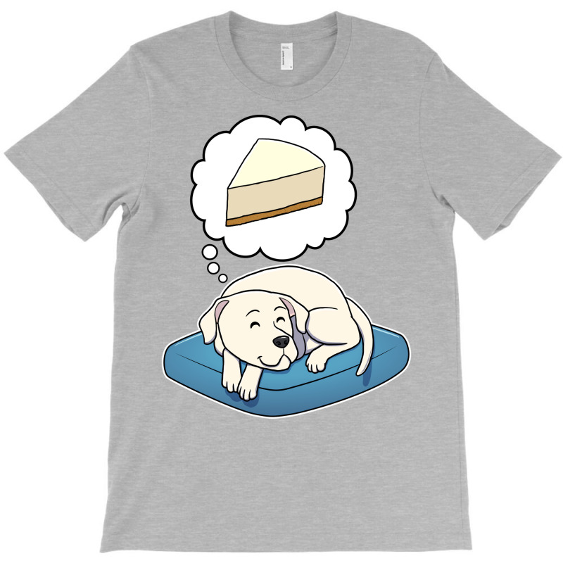 Dogo Argentino Dreaming About Cheese Cake Funny T-Shirt by lakomabuniau | Artistshot