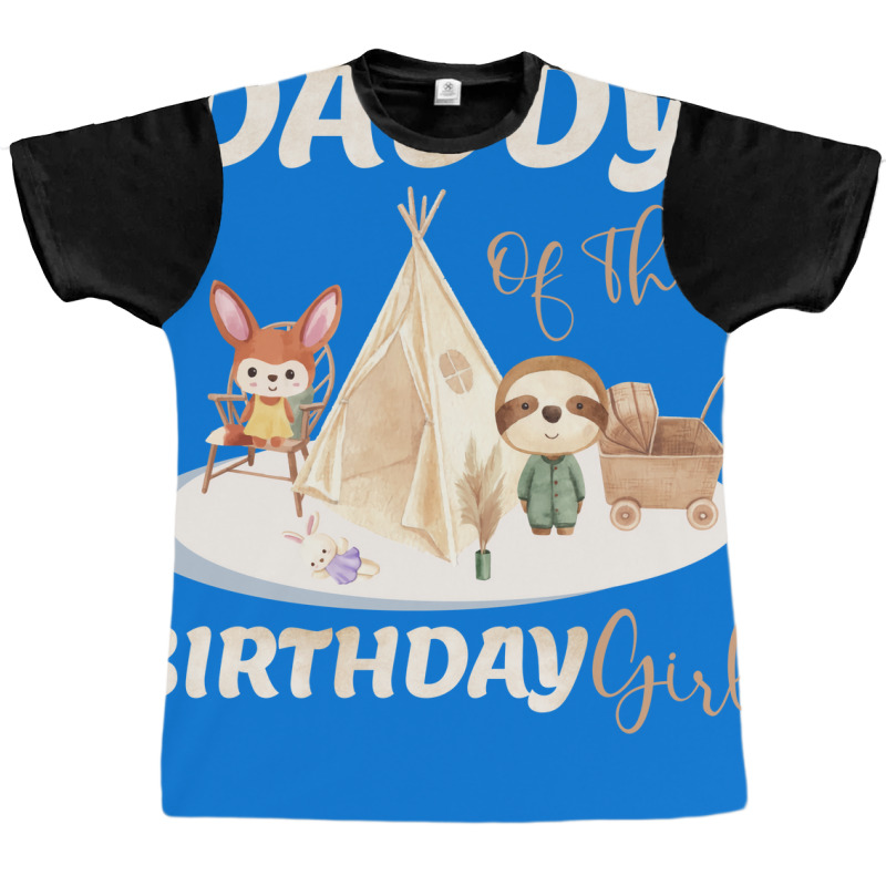 Daddy Of The Birthday Boy Girl Graphic T-shirt | Artistshot