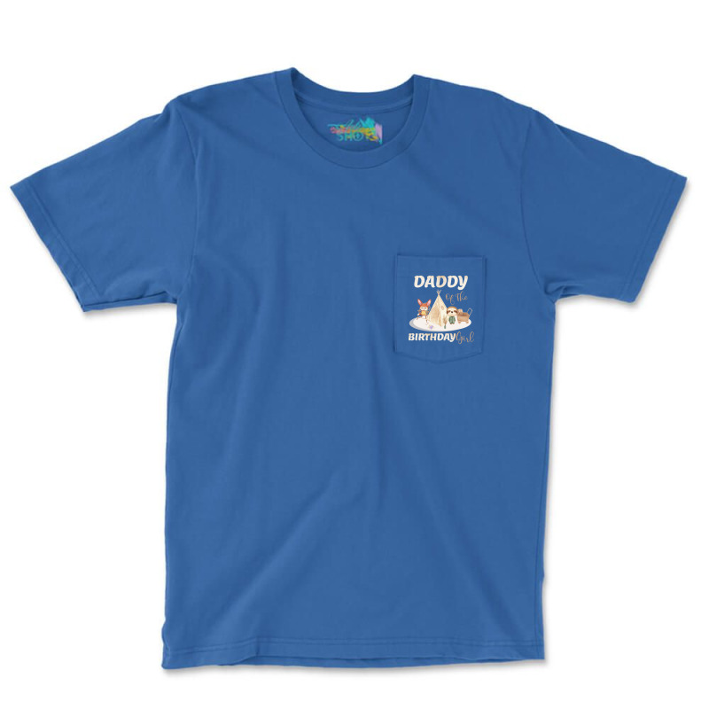 Daddy Of The Birthday Boy Girl Pocket T-shirt | Artistshot