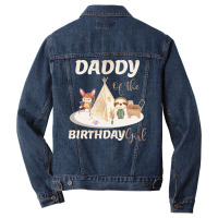 Daddy Of The Birthday Boy Girl Men Denim Jacket | Artistshot