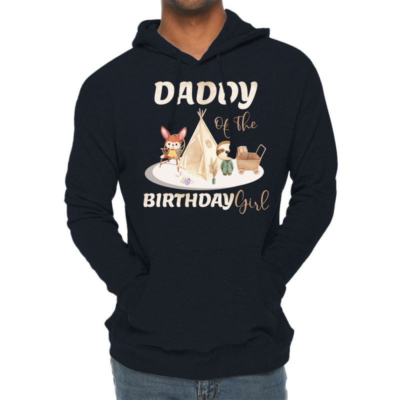 Daddy Of The Birthday Boy Girl Lightweight Hoodie | Artistshot