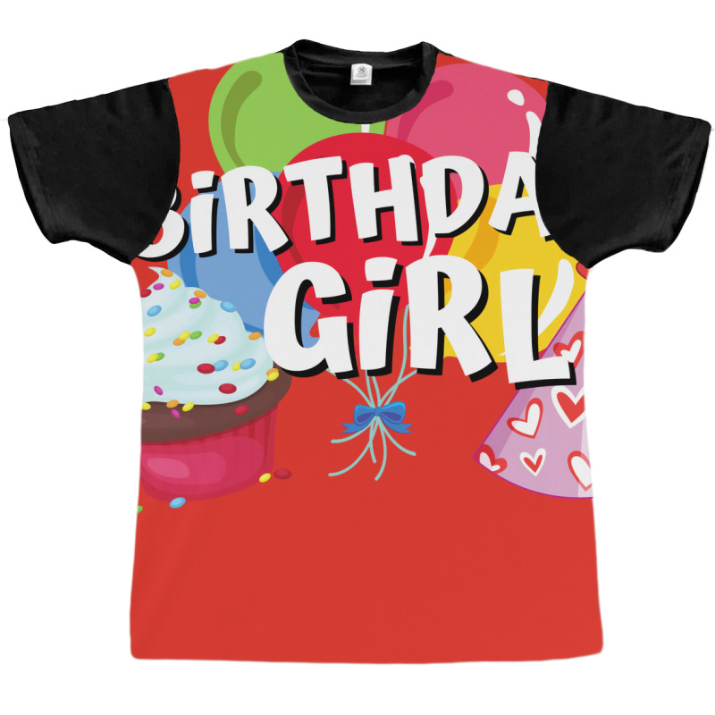 Birthday Girl Cool Graphic T-shirt | Artistshot