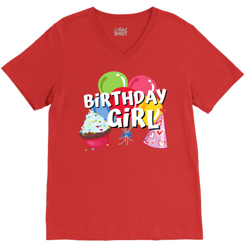 Birthday Girl Cool V-neck Tee | Artistshot