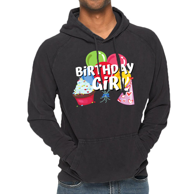 Birthday Girl Cool Vintage Hoodie | Artistshot