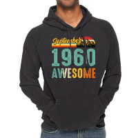 September 1960 Birthday Gift  Vintage September 19 Vintage Hoodie | Artistshot