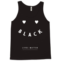 Simple Black Lives Matter In Black And White Letters - Protest Gifts Tank Top | Artistshot