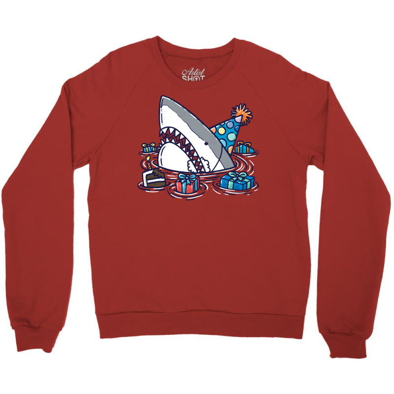 Birthday Shark Iii Boy Crewneck Sweatshirt | Artistshot