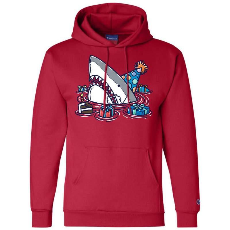 Birthday Shark Iii Boy Champion Hoodie | Artistshot