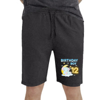 Cute Elephant 12th Birthday Boy Hipster Vintage Short | Artistshot