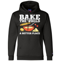 Baking Baker Pastry Chef Hippie Champion Hoodie | Artistshot