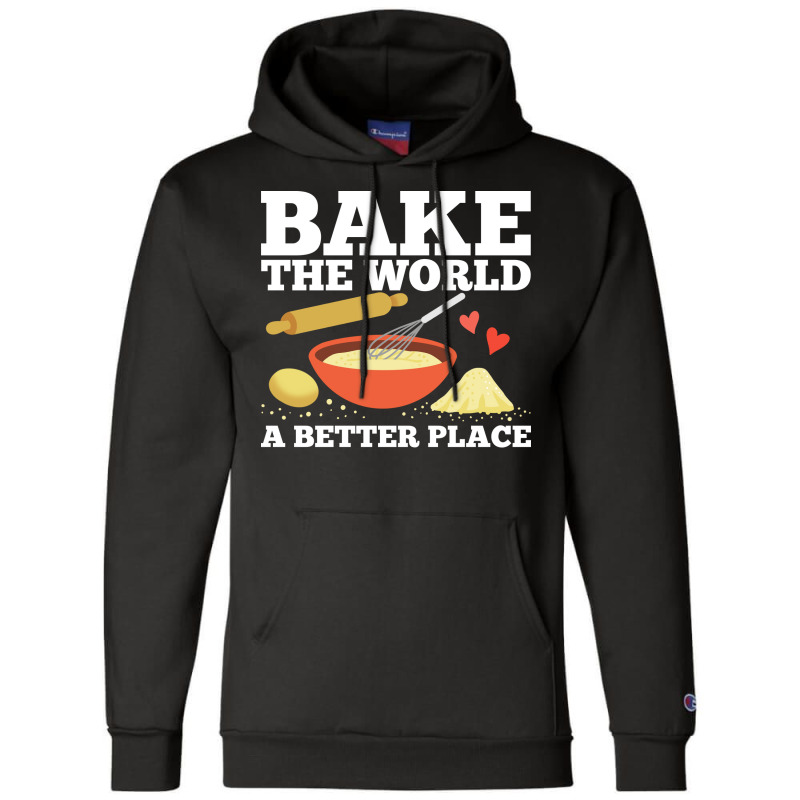 Baking Baker Pastry Chef Hippie Champion Hoodie by mangisoustac | Artistshot