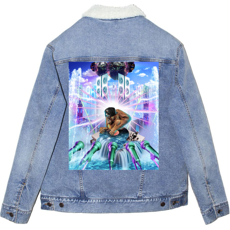 Dj Ape Hippie Unisex Sherpa-lined Denim Jacket | Artistshot