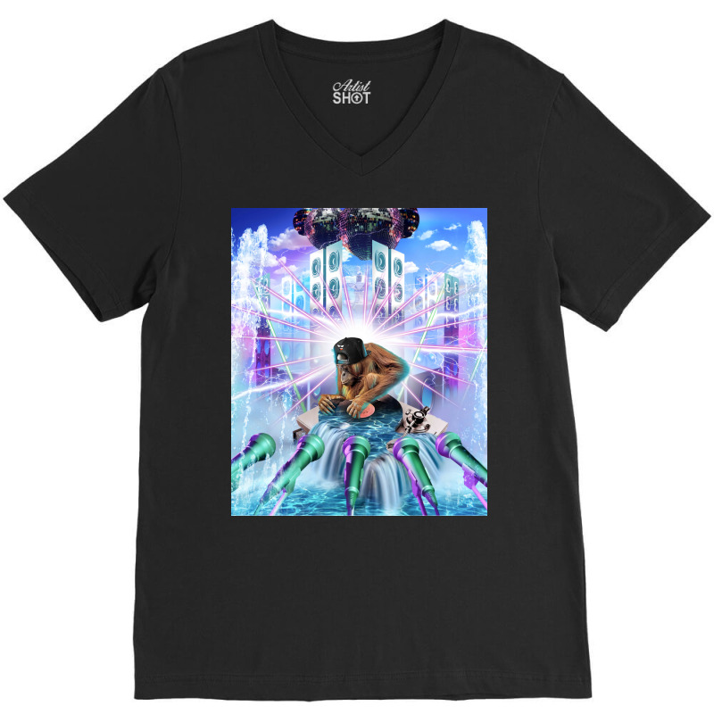 Dj Ape Hippie V-neck Tee | Artistshot