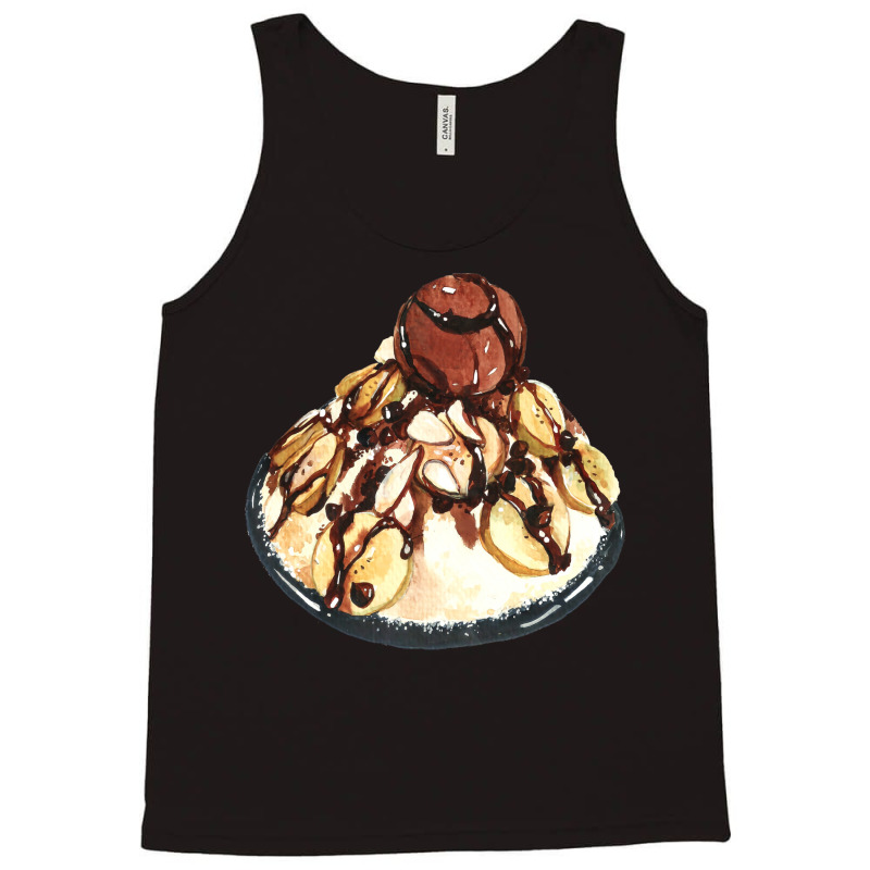 Korean Chocolate Banana Bingsu Ice Cream 70s Tank Top by beredyhayaviq | Artistshot