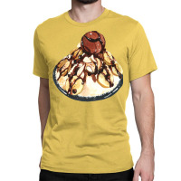 Korean Chocolate Banana Bingsu Ice Cream 70s Classic T-shirt | Artistshot