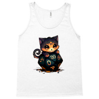 Dice Tou Chibi Cat Blue Tank Top | Artistshot