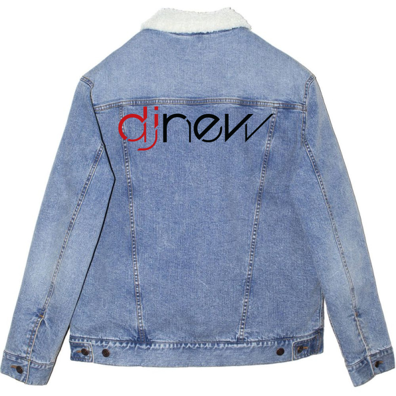 Dj New  Red And Black Unisex Sherpa-lined Denim Jacket | Artistshot