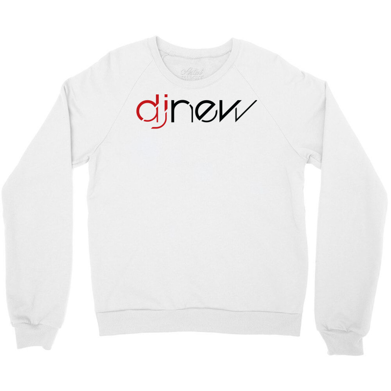 Dj New  Red And Black Crewneck Sweatshirt | Artistshot