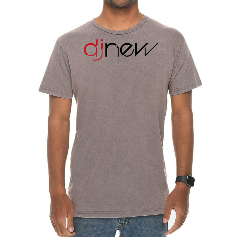 Dj New  Red And Black Vintage T-shirt | Artistshot