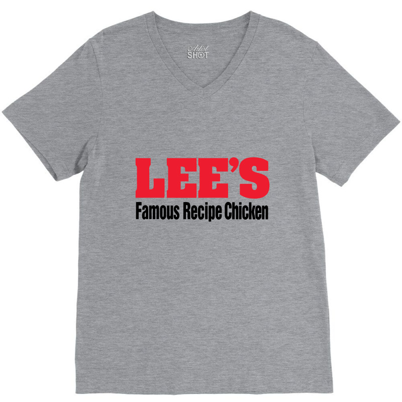 Lee's Famous Recipe Chicken V-Neck Tee by stiwartdani | Artistshot