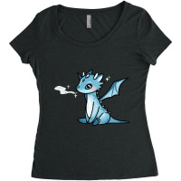 Trending Blue Ice Dragon Women's Triblend Scoop T-shirt | Artistshot