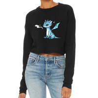 Trending Blue Ice Dragon Cropped Sweater | Artistshot