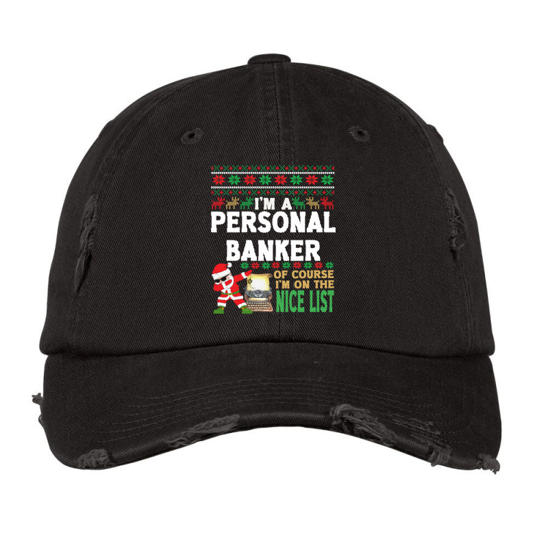 Personal Banker  Ugly Christmas Personal Banker Gi Vintage Cap by beirosguigod | Artistshot