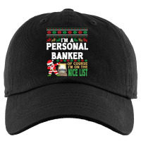 Personal Banker  Ugly Christmas Personal Banker Gi Kids Cap | Artistshot