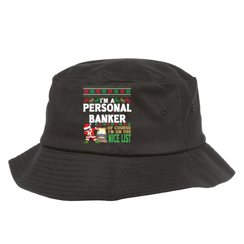 Personal Banker  Ugly Christmas Personal Banker Gi Bucket Hat by beirosguigod | Artistshot